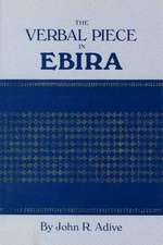 The Verbal Piece in Ebira