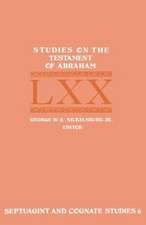 Studies on the Testament of Abraham