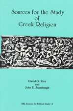 Sources for the Study of Greek Religion