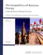 Geopolitics of Russian Energy