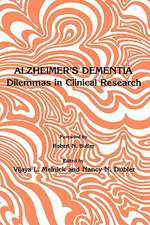 Alzheimer’s Dementia