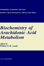 Biochemistry of Arachidonic Acid Metabolism