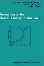 Anesthesia for Renal Transplantation