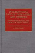 International Law of Take-Overs and Mergers