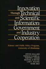 Innovation Through Technical and Scientific Information: Government and Industry Cooperation