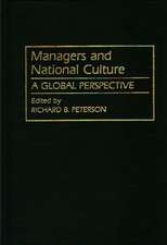 Managers and National Culture: A Global Perspective