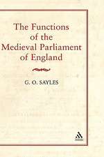 Functions of the Medieval Parliament of England