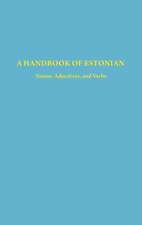 A Handbook of Estonian