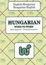 English-Hungarian & Hungarian-English Word-to-Word Dictionary