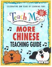 Teach Me More Chinese Teaching Guide: Learning Language Through Songs & Stories