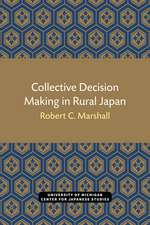 Collective Decision Making in Rural Japan