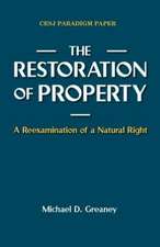 The Restoration of Property