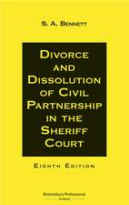 Divorce and Dissolution of Civil Partnership in the Sheriff Court