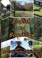 English to Boontling