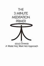 The 3 Minute Meditation Primer: A Waste Not, Want Not Approach