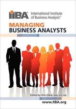 Managing Business Analysts