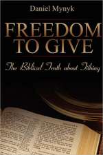 Freedom to Give