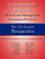 Contemporary Research in Cost and Management Accounting Practices