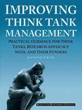 Improving Think Tank Management