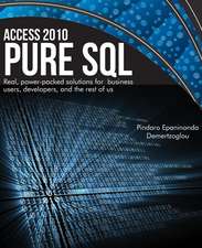 Access 2010 Pure SQL