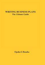 Writing Business Plans