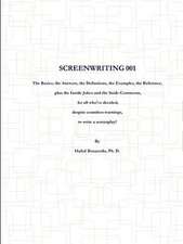 Screenwriting 001