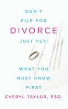 Don't File for Divorce Just Yet