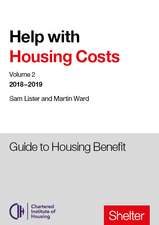 Help With Housing Costs: Volume 2: Guide to Housing Benefit, 2018-19