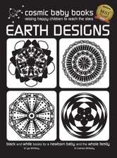 EARTH DESIGNS - Black and White Book for a Newborn Baby and the Whole Family