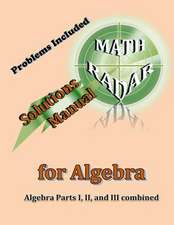 Solutions Manual for Algebra