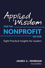 Applied Wisdom for the Nonprofit Sector