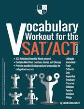 Vocabulary Workout for the SAT/ACT