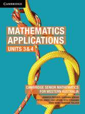 Mathematics Applications Units 3&4 for Western Australia