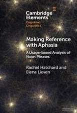 Making Reference with Aphasia