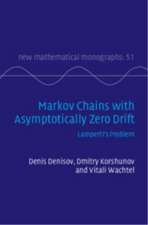 Markov Chains with Asymptotically Zero Drift