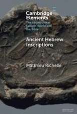 Ancient Hebrew Inscriptions