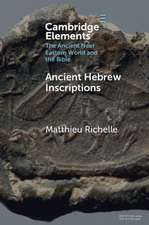 Ancient Hebrew Inscriptions