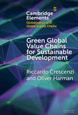 Green Global Value Chains for Sustainable Development