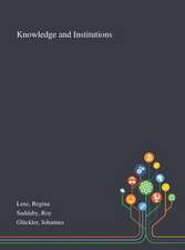 Lenz, R: Knowledge and Institutions