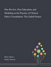 Bliton, M: Peer Review, Peer Education, and Modeling in the