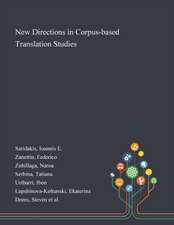 New Directions in Corpus-based Translation Studies