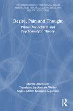 Desire, Pain and Thought: Primal Masochism and Psychoanalytic Theory