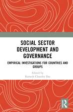 Social Sector Development and Governance: Empirical Investigations for Countries and Groups