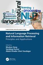 Natural Language Processing and Information Retrieval: Principles and Applications