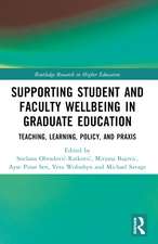 Supporting Student and Faculty Wellbeing in Graduate Education