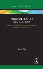 Modern Slavery Legislation: Drafting History and Comparisons between Australia, UK and the USA