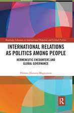 International Relations as Politics among People: Hermeneutic Encounters and Global Governance