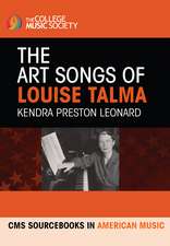 The Art Songs of Louise Talma