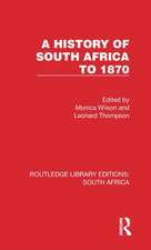 A History of South Africa to 1870