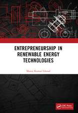 Entrepreneurship in Renewable Energy Technologies